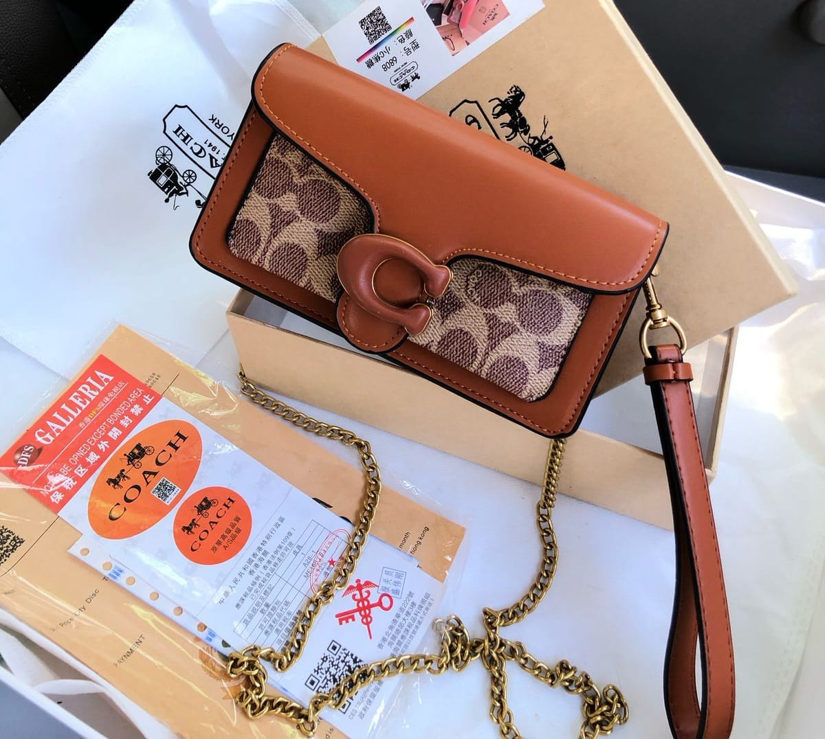 COACH® Tabby Crossbody Wristlet bag in pakistan