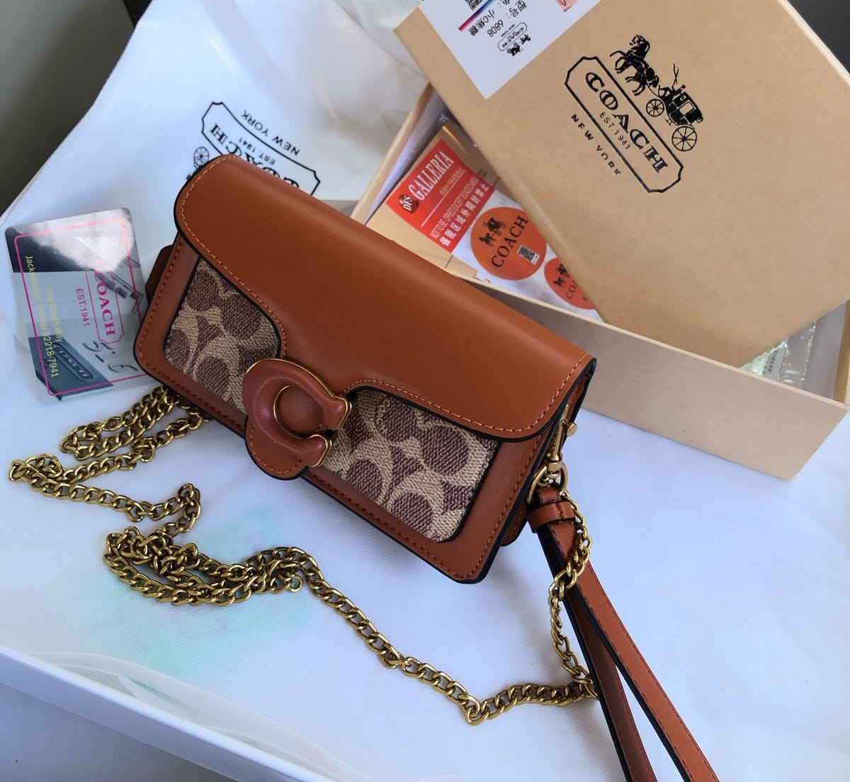 COACH® Tabby Crossbody Wristlet bag in pakistan