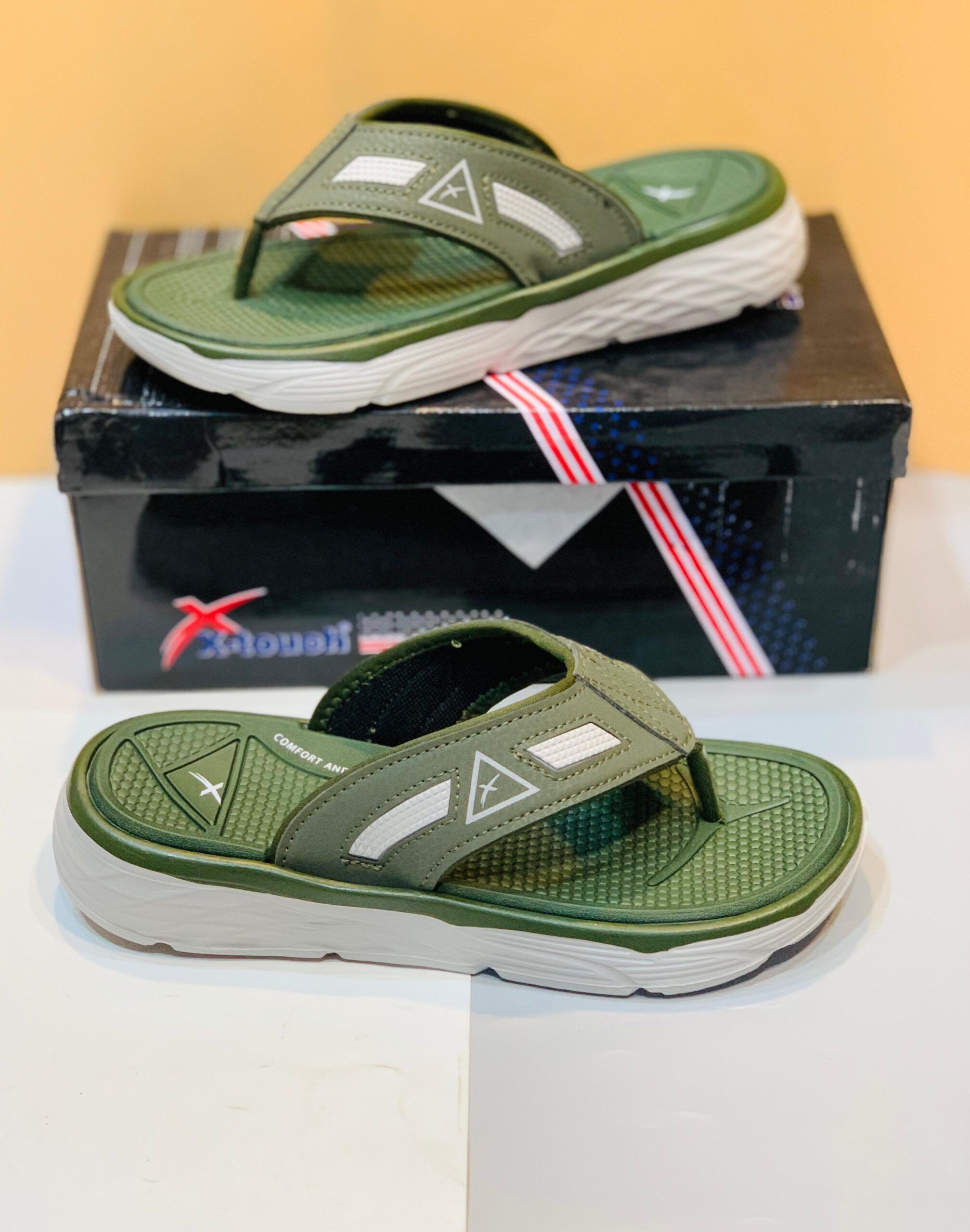 X Touch Soft Sole Men’s Slipper – Medicated Chapal for Daily Comfort