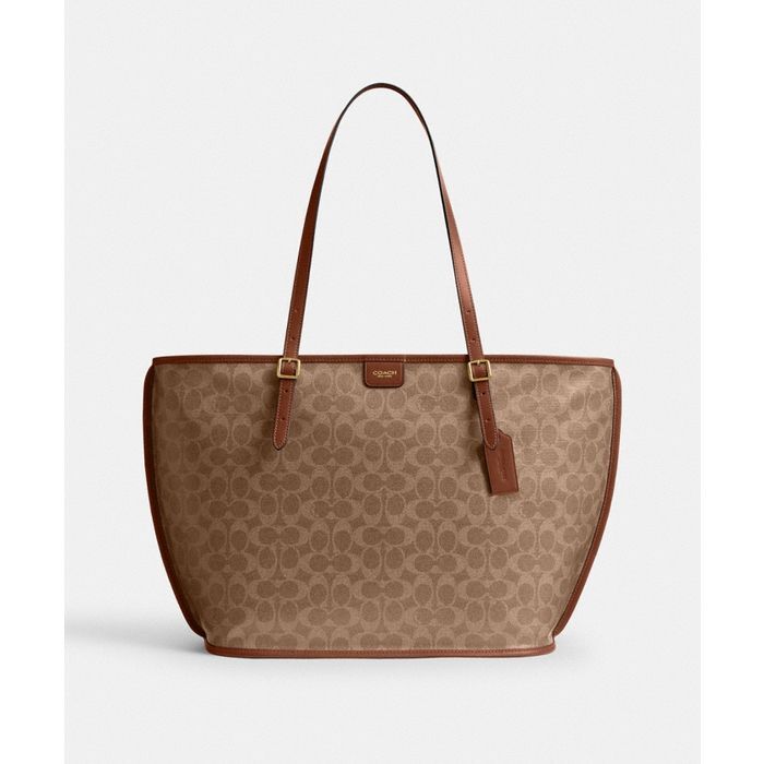 Coach Taxi Tote Bag in Signature Canvas for Women in Pakistan