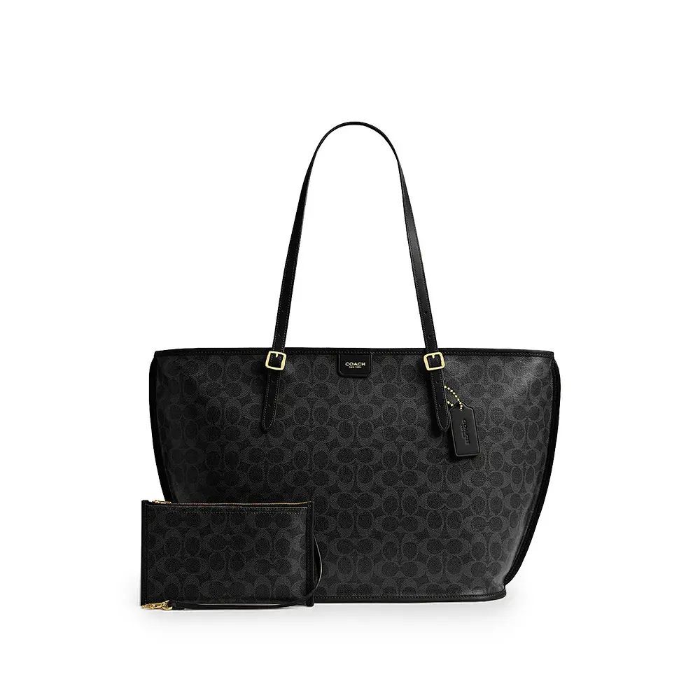 Coach Taxi Tote Bag in Signature Canvas for Women in Pakistan
