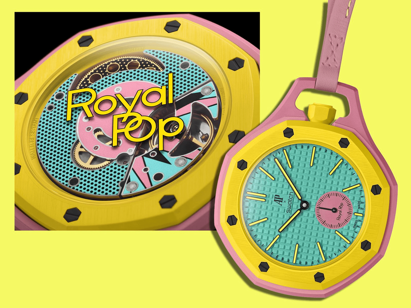 Audemars Piguet & Swatch Royal Pop Watch in Pakistan