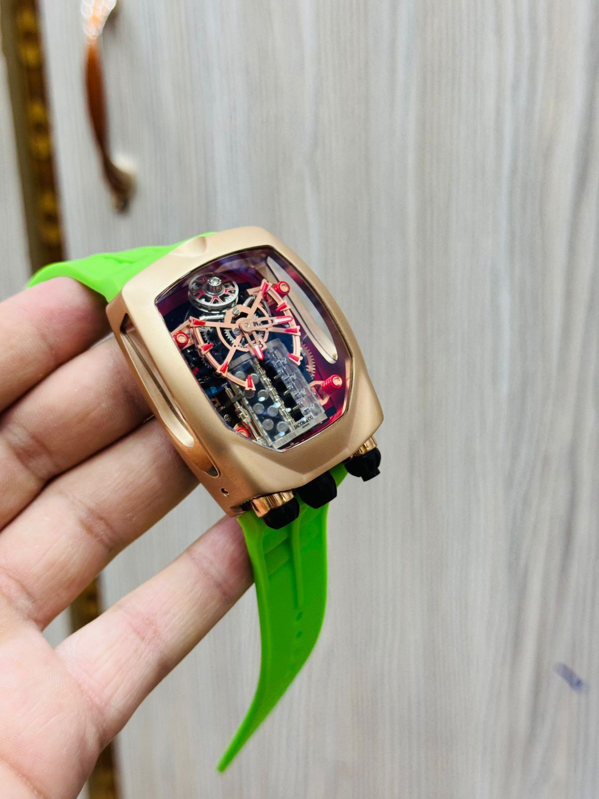 Bugatti Chiron Tourbillon Watch – Jacob & Co Inspired | Super Clone in Pakistan