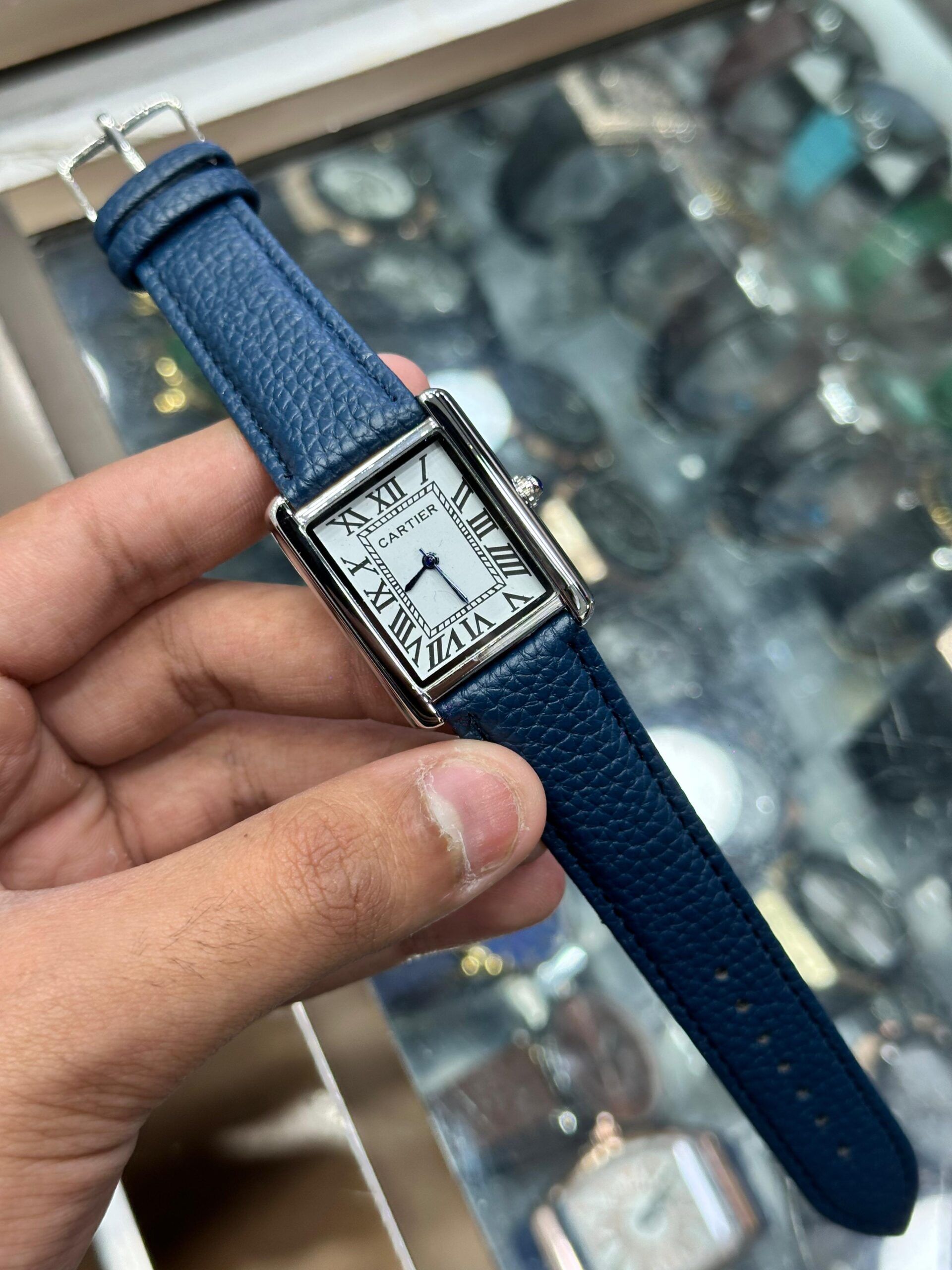 Rectangular watch Pakistan, Celebrity fashion watches, Working date quartz watch.