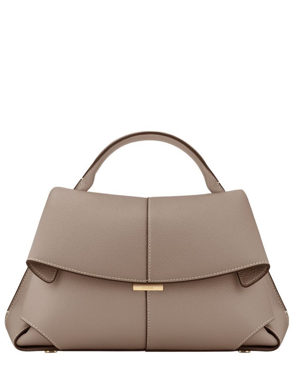 POLENE Mokki Textured Taupe Handbag Pakistan