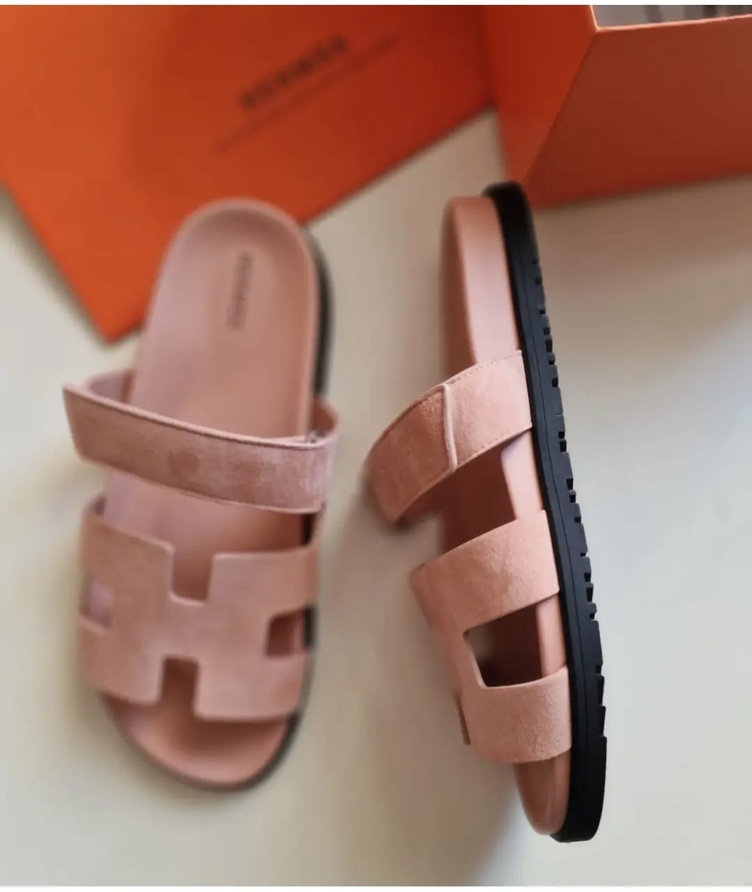 Hermès Chypre Stone Embellished Sandals – Glamour in Every Step