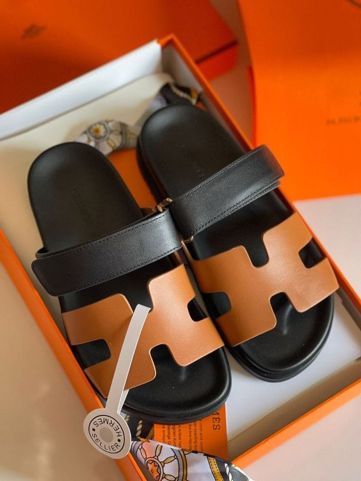 Hermès Chypre Stone Embellished Sandals – Glamour in Every Step