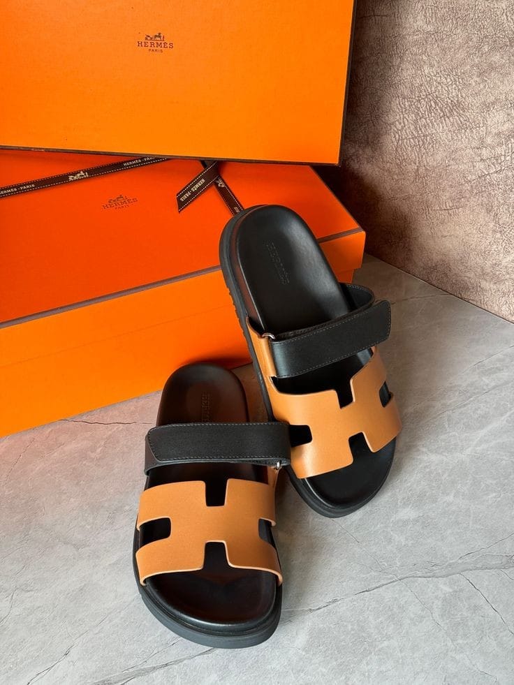 Hermès Chypre Stone Embellished Sandals – Glamour in Every Step