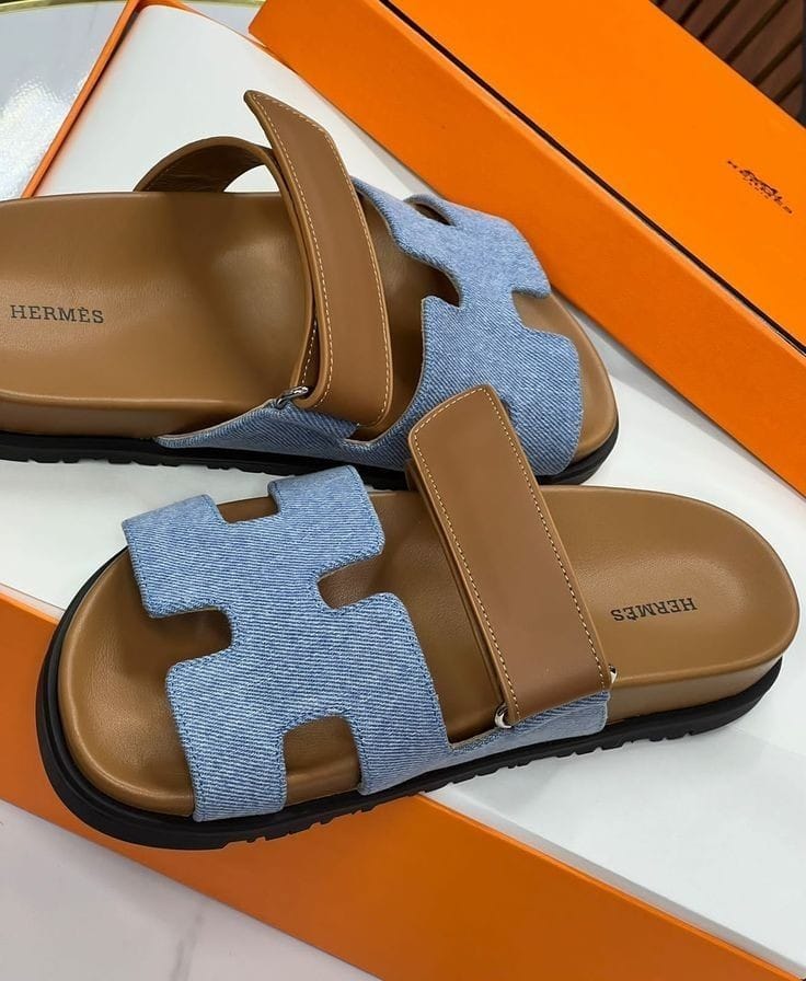 Hermès Chypre Stone Embellished Sandals – Glamour in Every Step