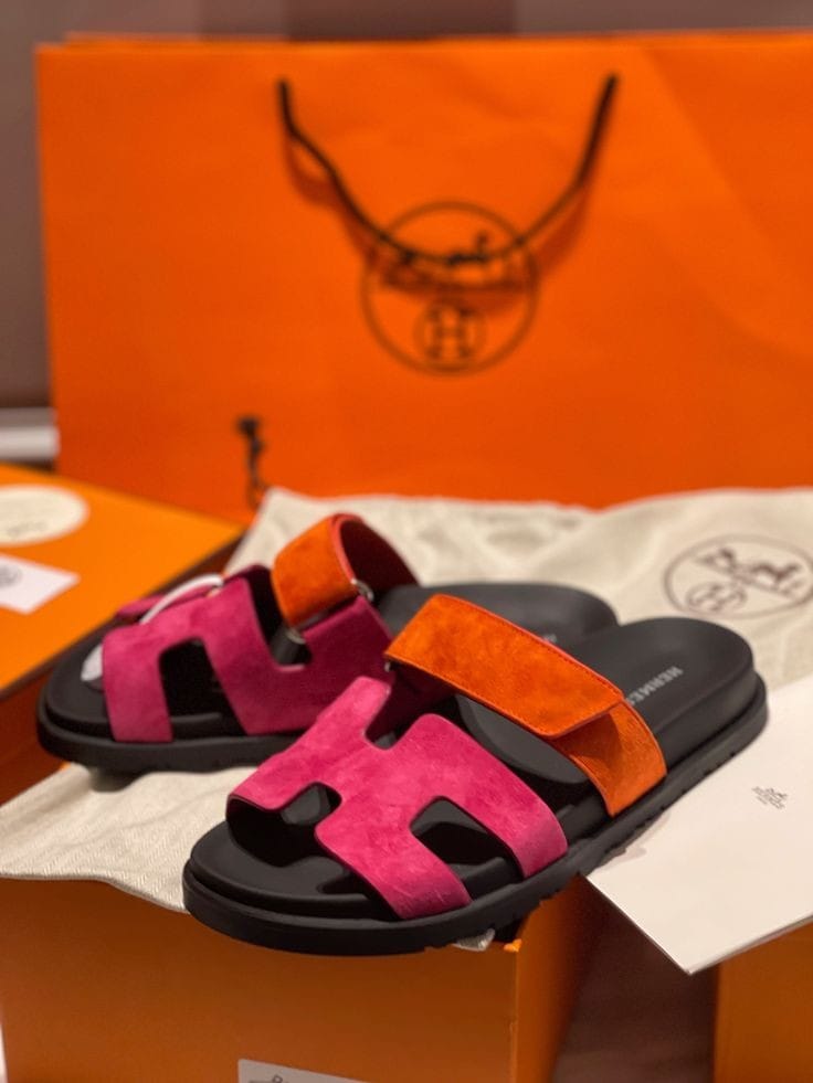 Hermès Chypre Stone Embellished Sandals – Glamour in Every Step