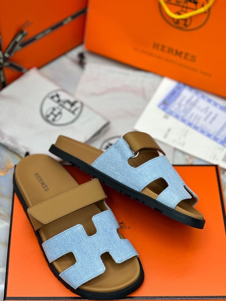 Hermès Chypre Stone Embellished Sandals – Glamour in Every Step