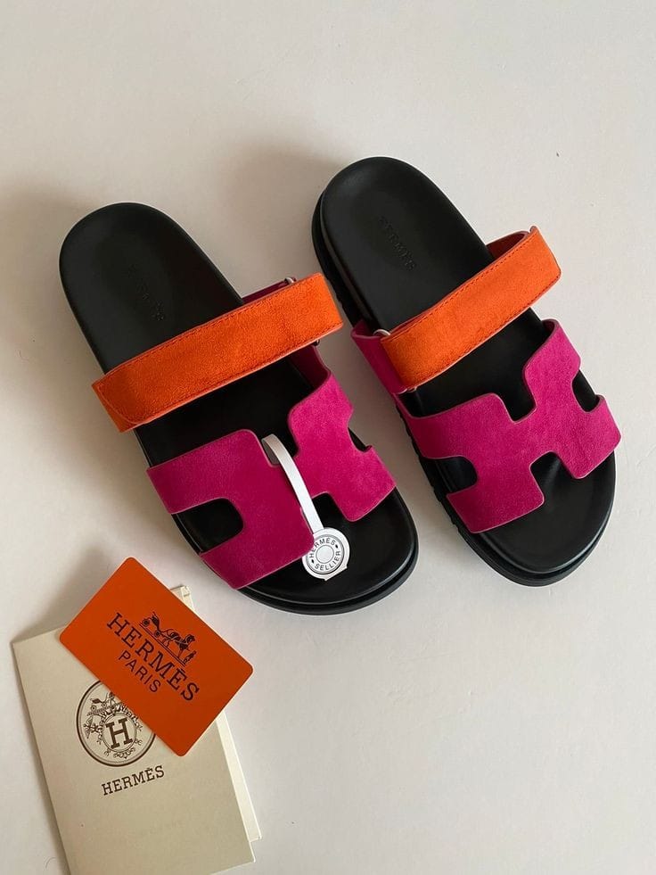 Hermès Chypre Stone Embellished Sandals – Glamour in Every Step