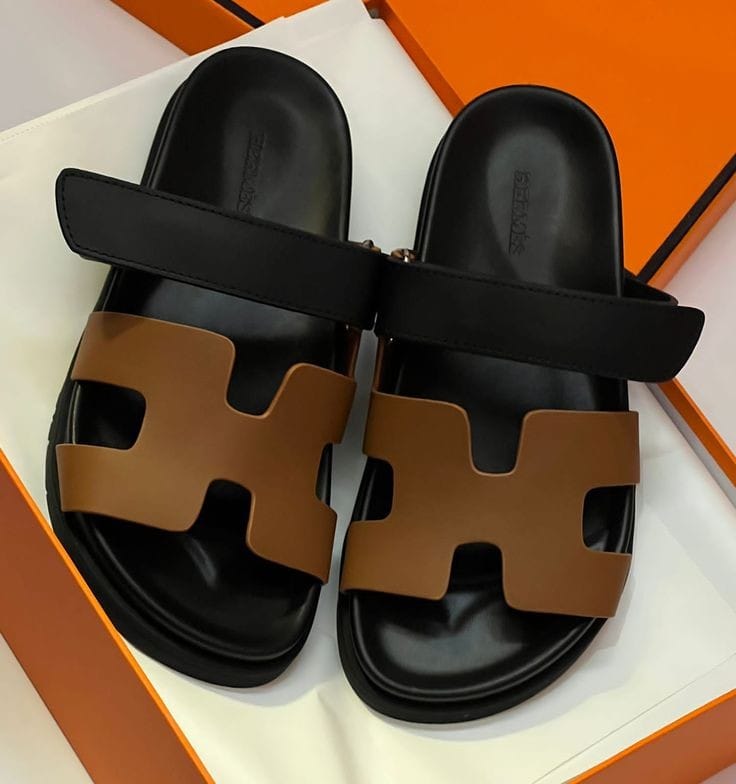 Hermès Chypre Stone Embellished Sandals – Glamour in Every Step