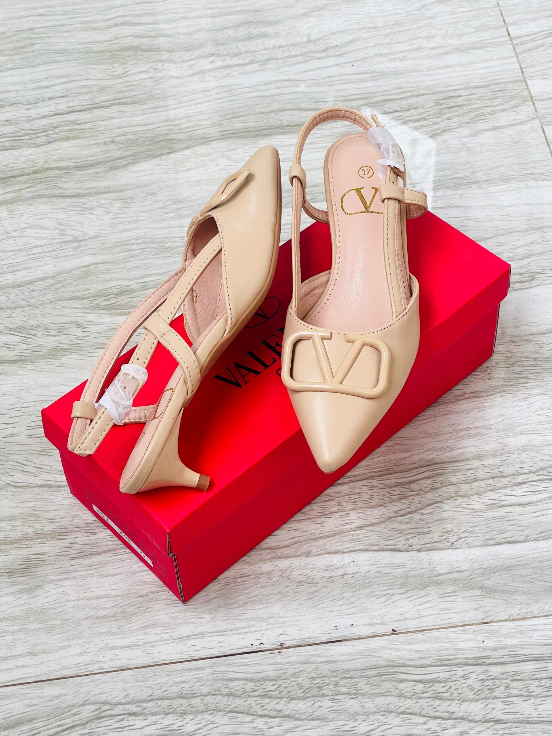VALENTINO V Heels – Imported Master Copy Heels in 4 Stunning Colors (Size 36–41)