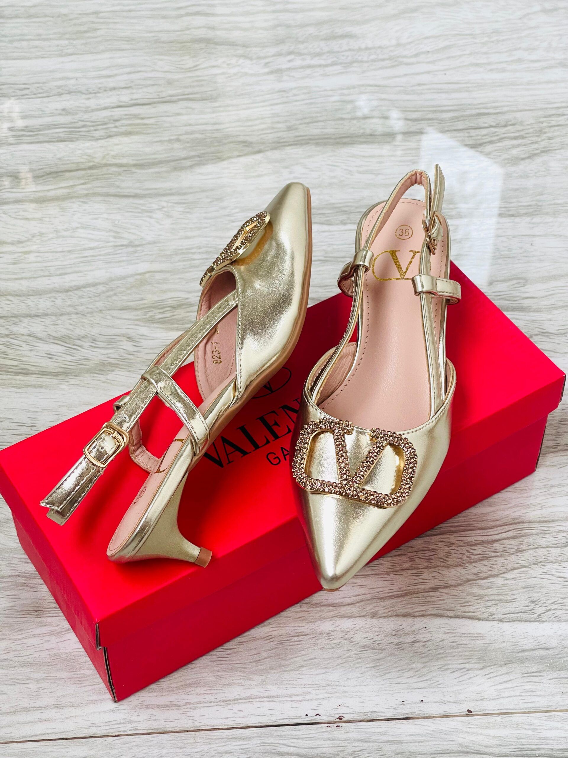 VALENTINO V Heels – Imported Master Copy Heels in 4 Stunning Colors (Size 36–41)