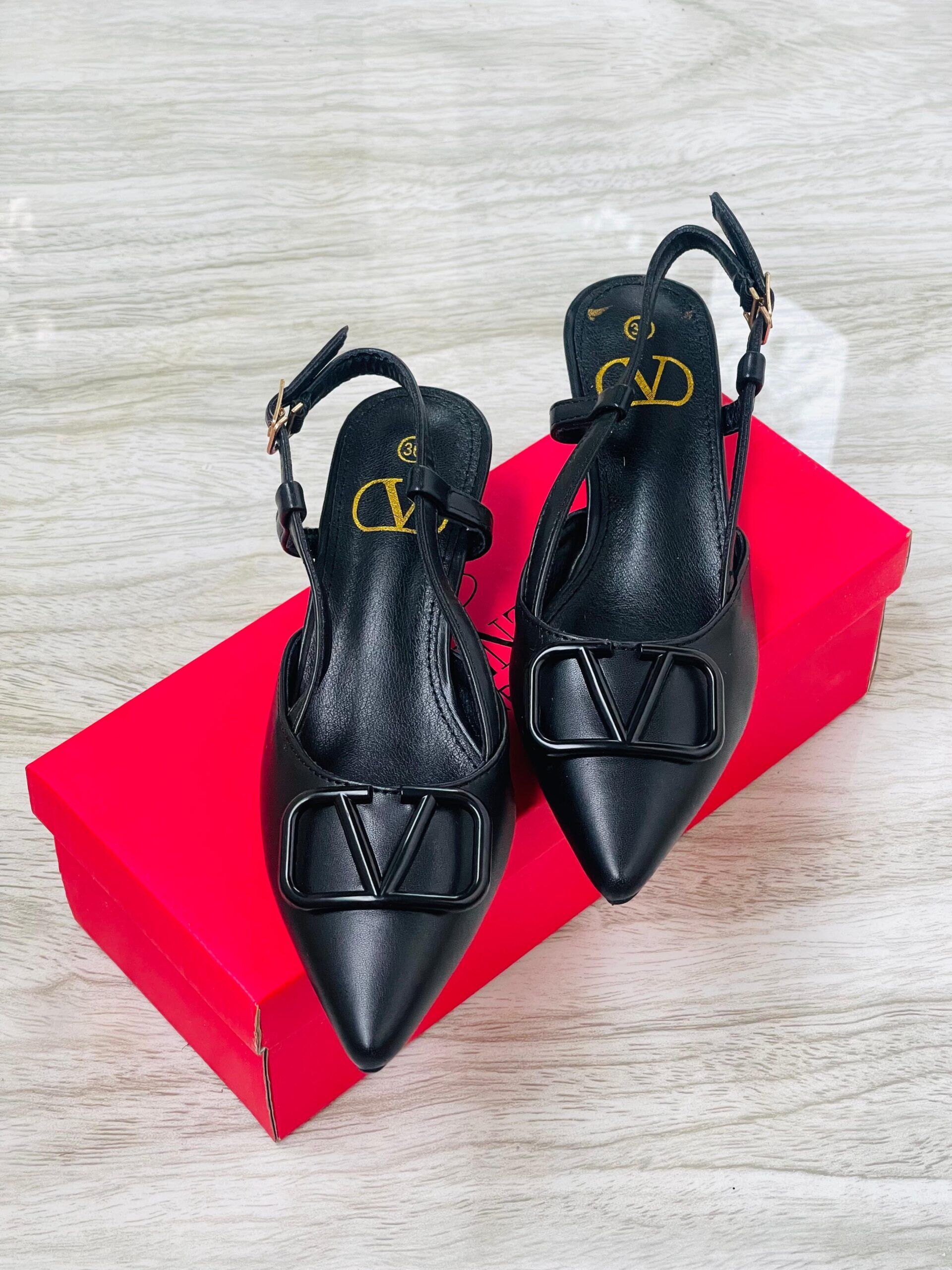 VALENTINO V Heels – Imported Master Copy Heels in 4 Stunning Colors (Size 36–41)