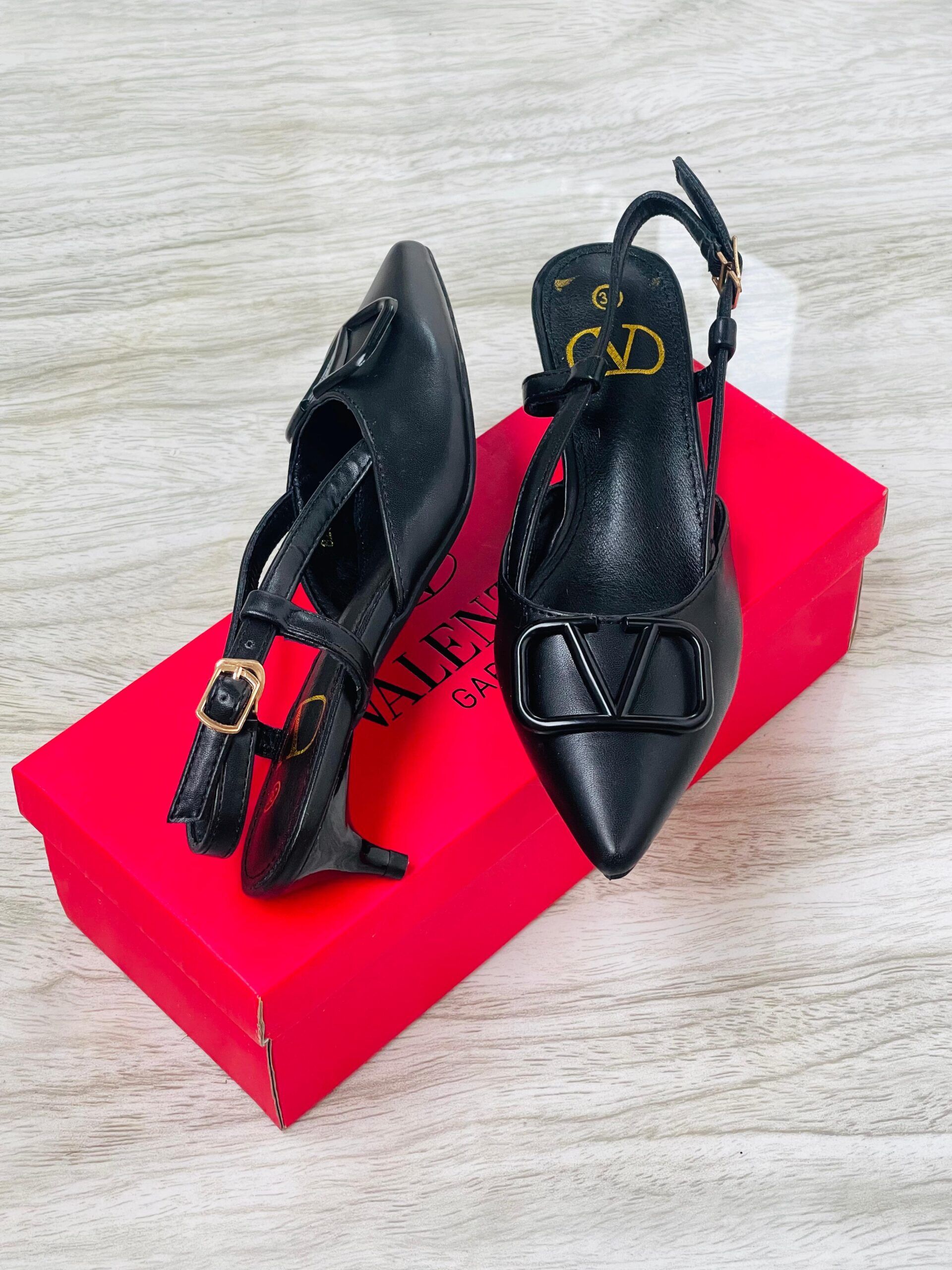 VALENTINO V Heels – Imported Master Copy Heels in 4 Stunning Colors (Size 36–41)