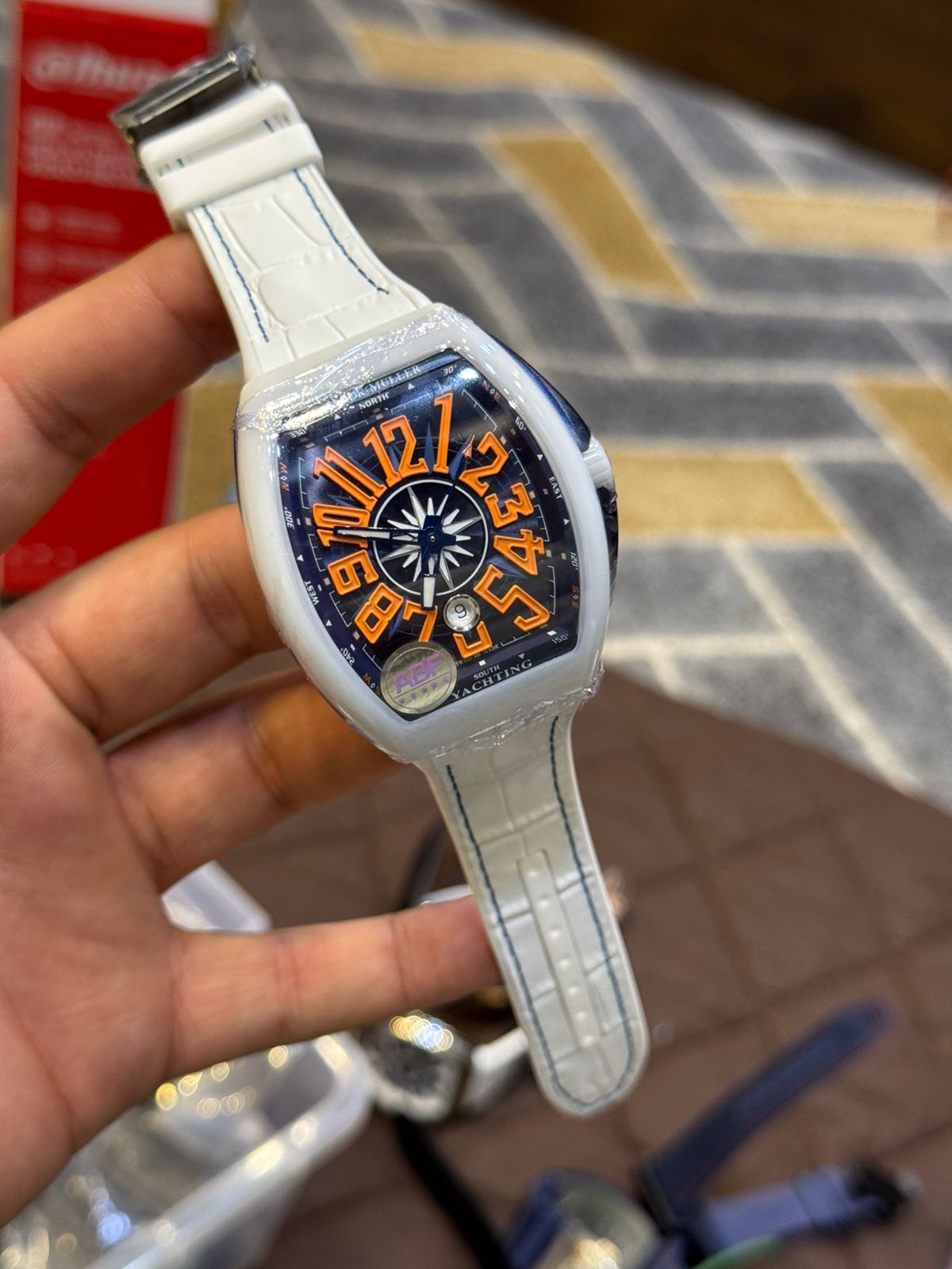 Franck Muller Replica Watch | 1:1 Master Copy Automatic Watch in Pakistan | Sapphire Glass & Carbon Body by Shop2Door store