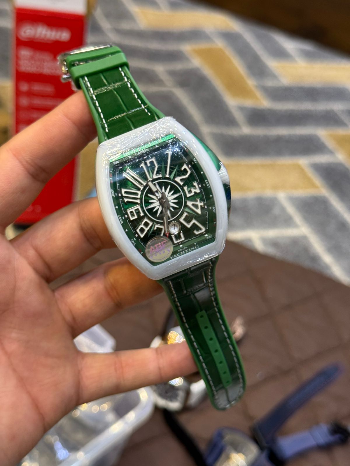 Franck Muller Replica Watch | 1:1 Master Copy Automatic Watch in Pakistan | Sapphire Glass & Carbon Body by Shop2Door store