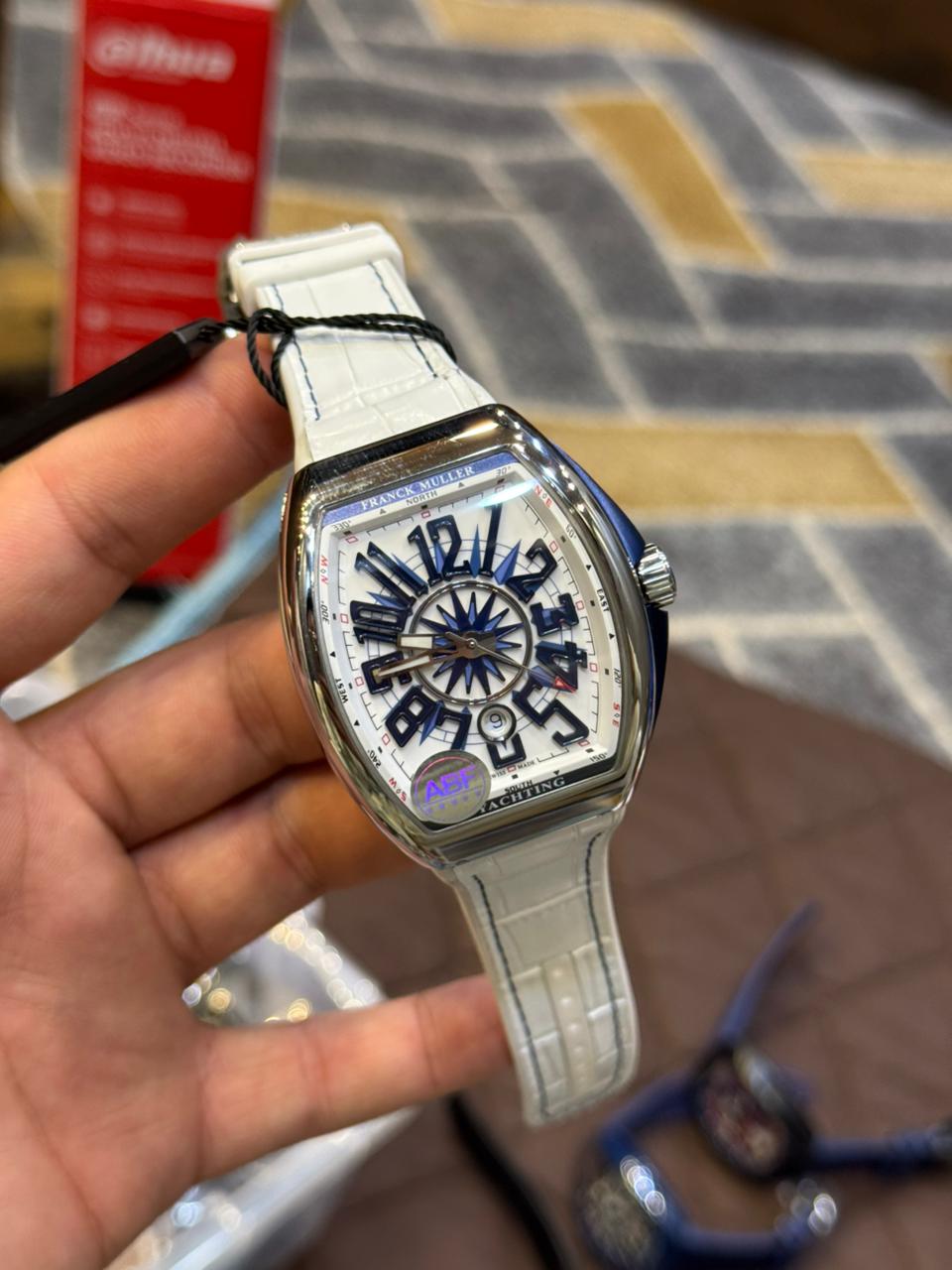 Franck Muller Replica Watch | 1:1 Master Copy Automatic Watch in Pakistan | Sapphire Glass & Carbon Body by Shop2Door store