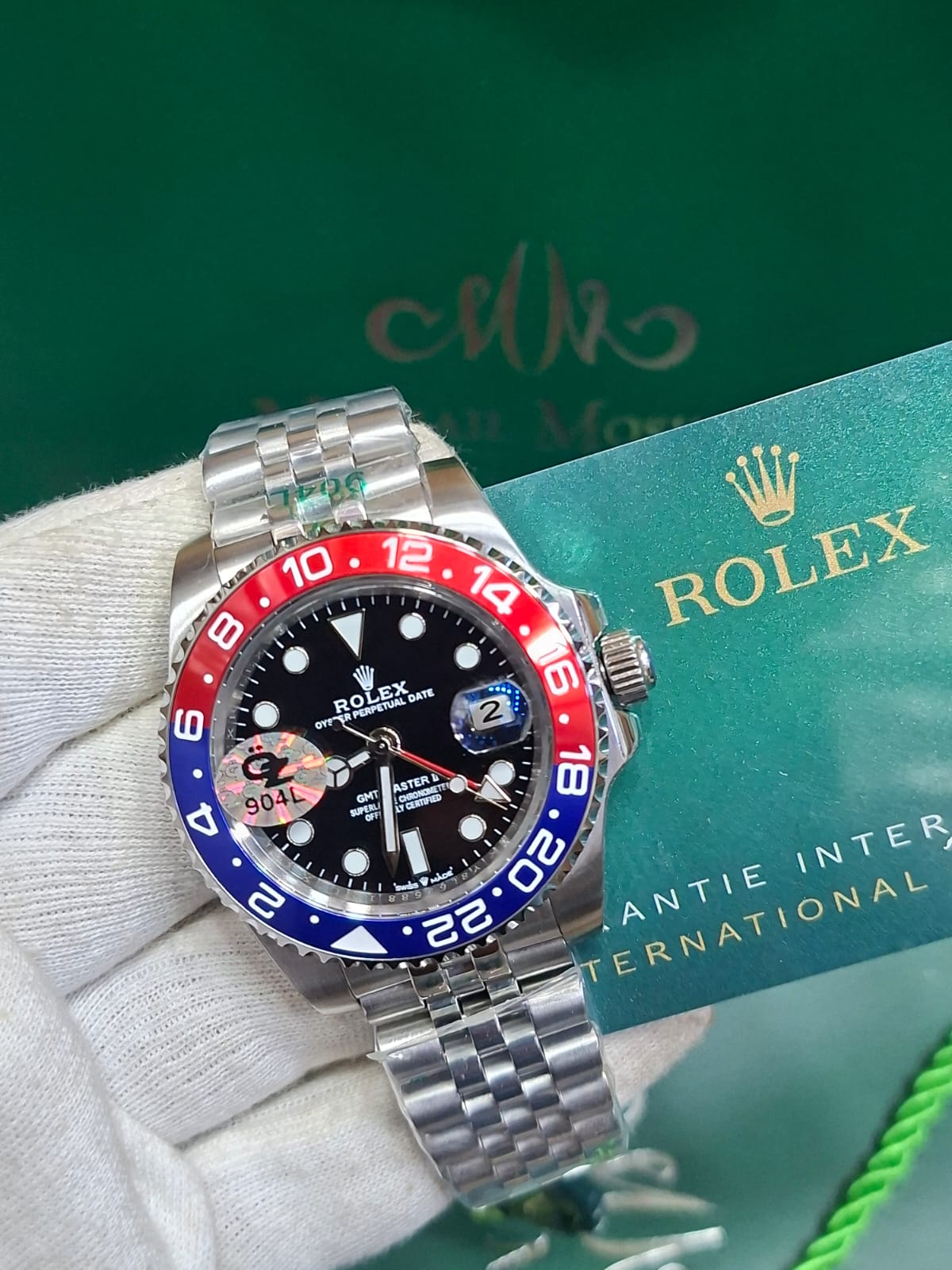 Rolex GMT Master II 904L watch