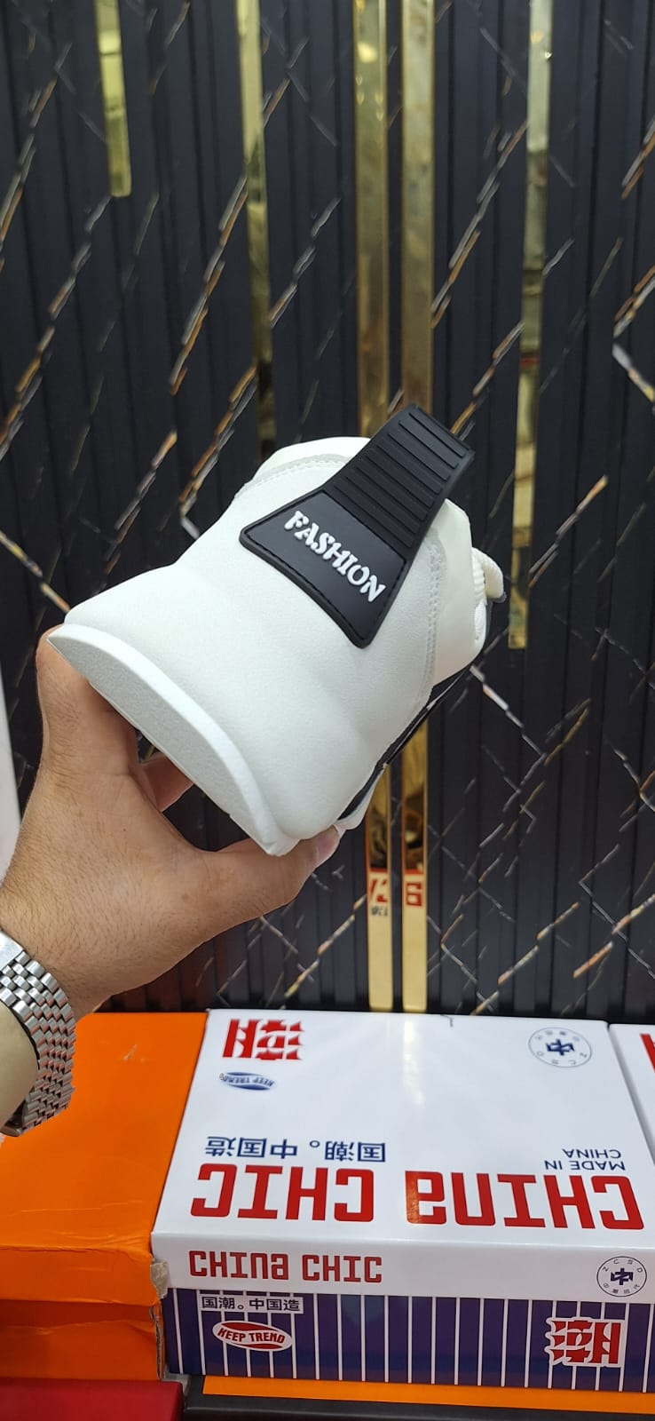 Imported Black and White Shoes for Men