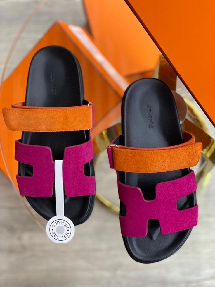 Hermès Chypre Stone Embellished Sandals – Glamour in Every Step