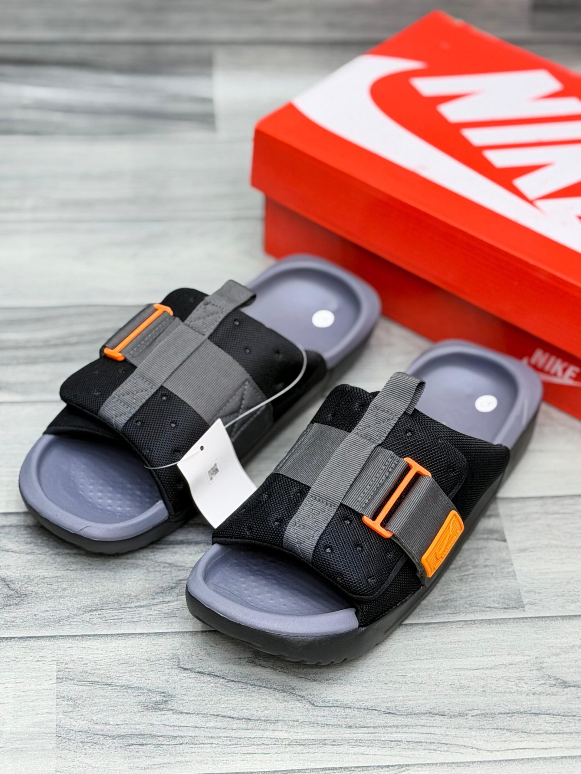 Nike Asuna 3 Slides Original Black White by Shop2Door Store