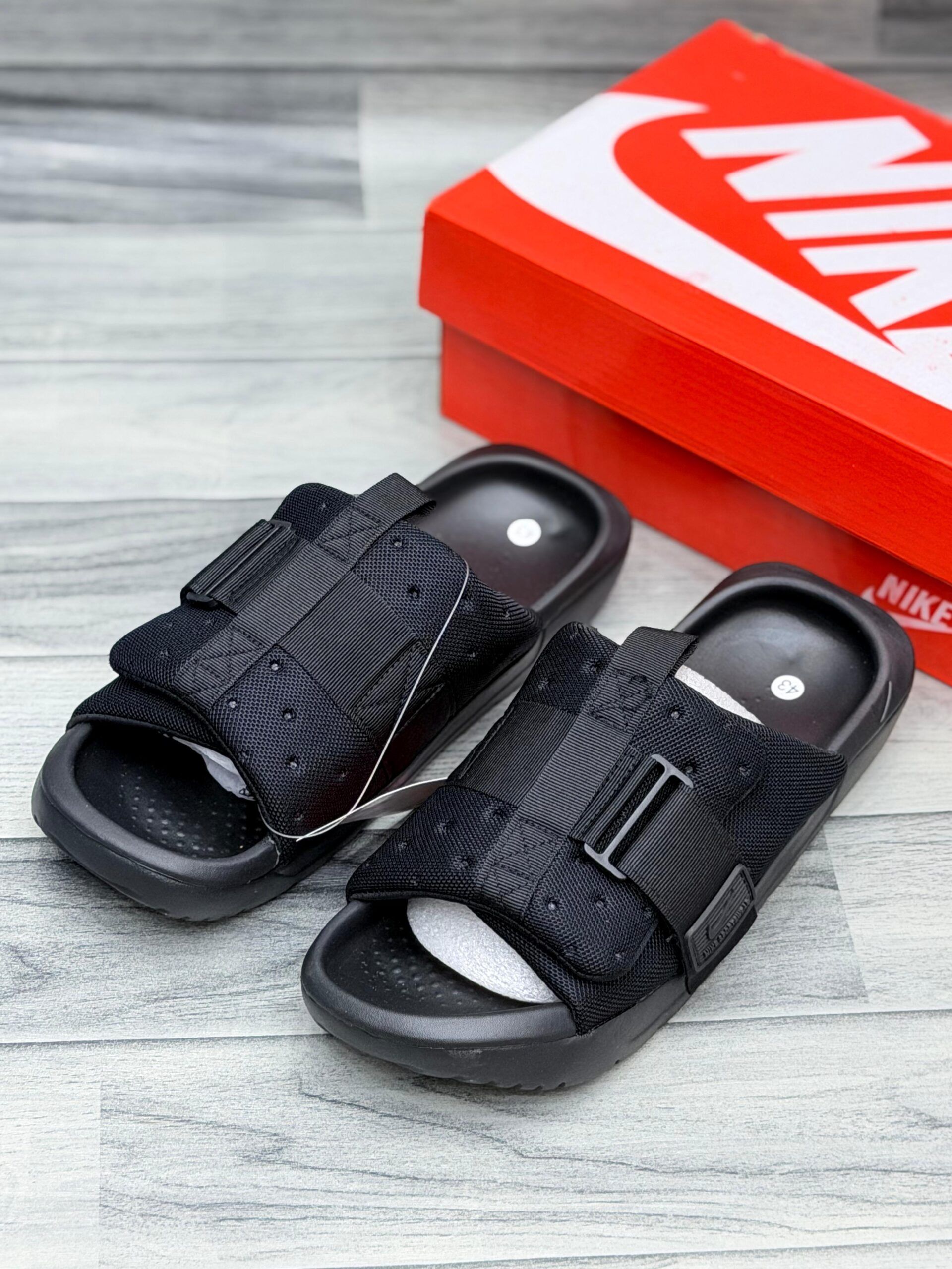 Nike Asuna 3 Slides Original Black White by Shop2Door Store
