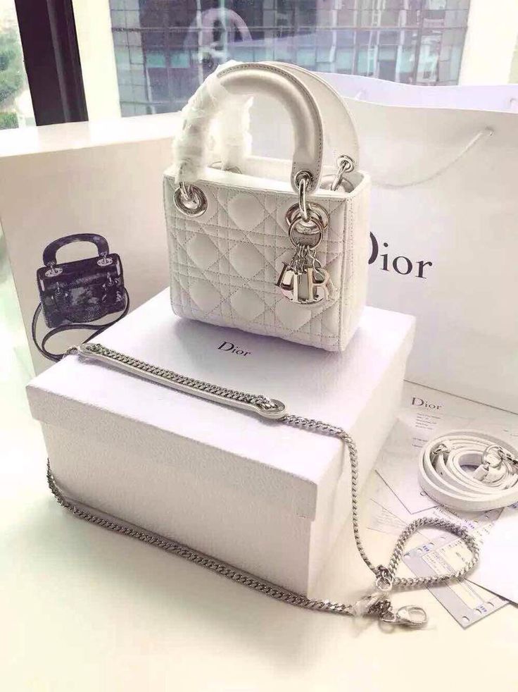 Christian Dior Mini Lady Dior black patent