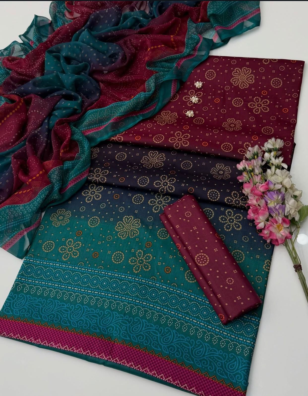 designer lawn suits premium swiss lawn usa chiffon dupatta