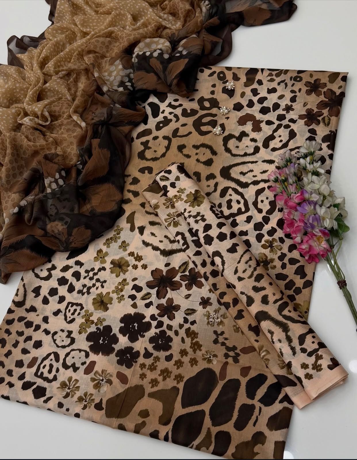 designer lawn suits premium swiss lawn usa chiffon dupatta