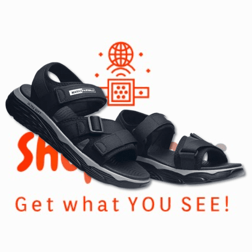Medicated sole sandals for men
