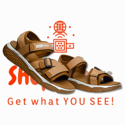 Medicated sole sandals for men