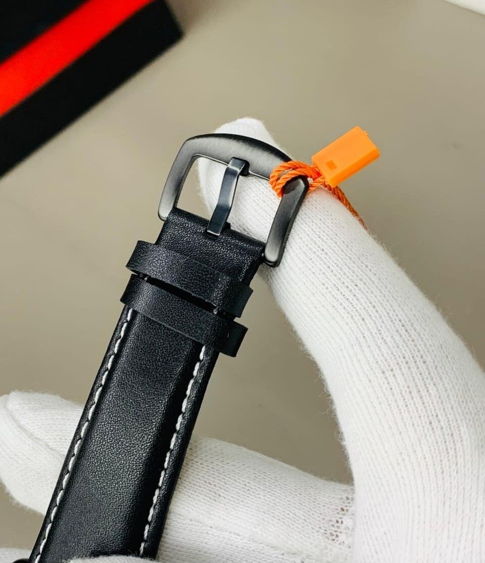 SKEMI Bold ORIGINAL WATCH with leather straps and dual time functionality, available in Karachi, Pakistan