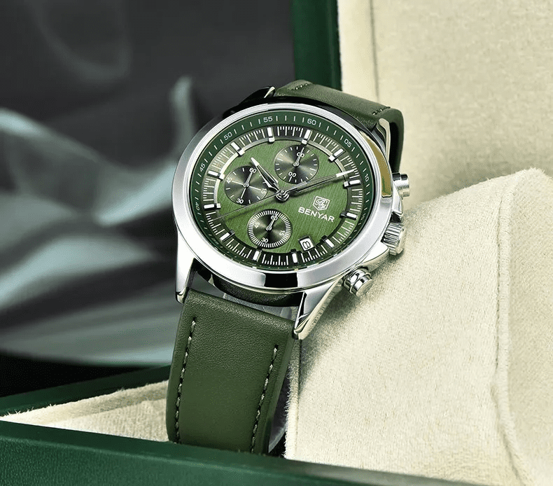 Benyar BY 5210 Ultrachron Green Colour Watch