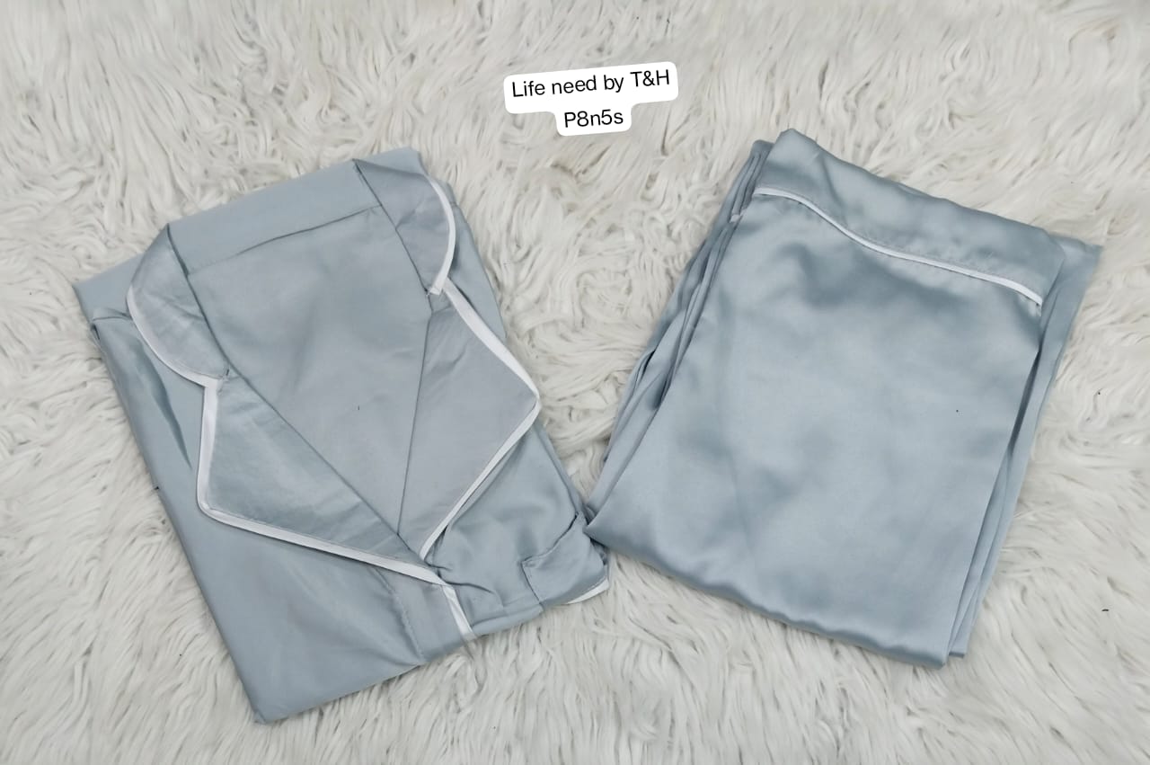 2-Piece Silk Night Suit | Luxury China Silk Nightwear for Women