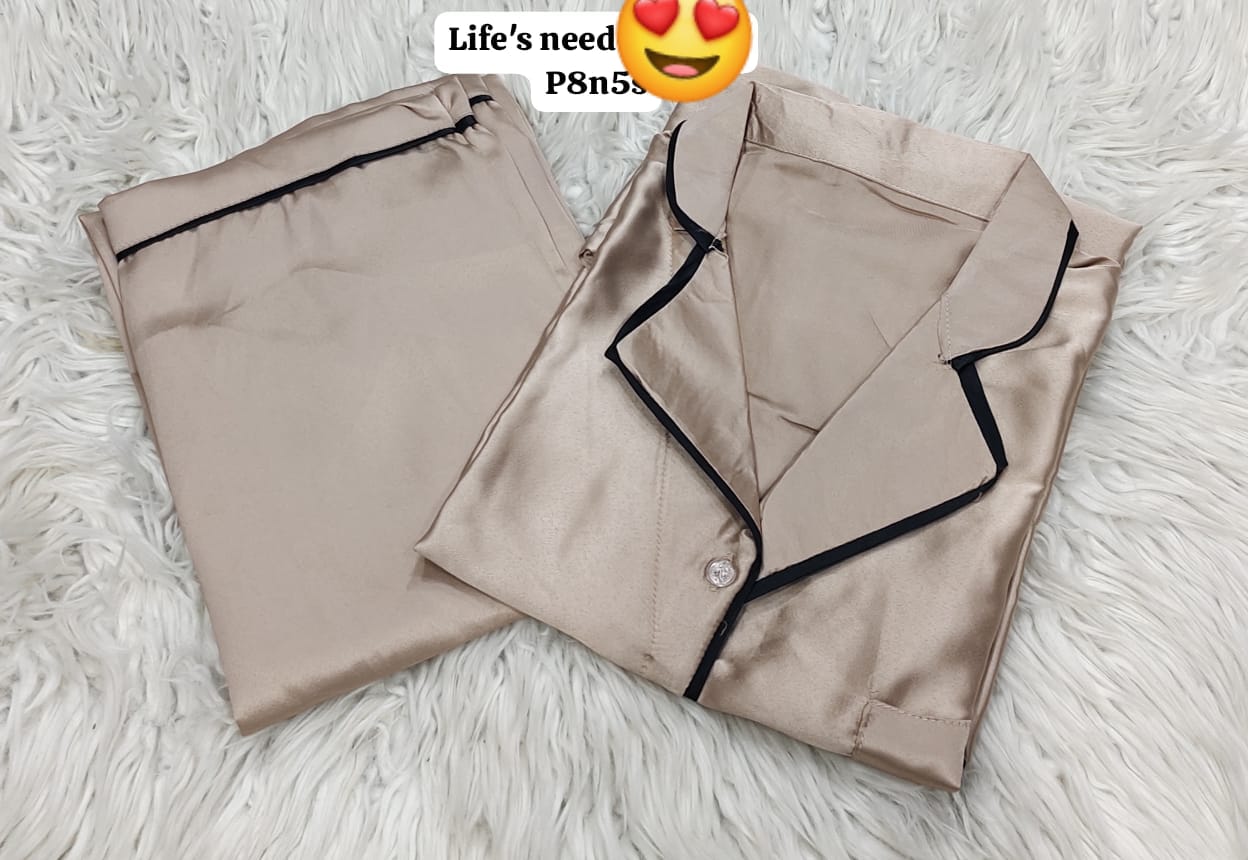 2-Piece Silk Night Suit | Luxury China Silk Nightwear for Women