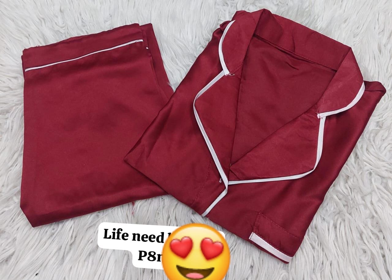 2-Piece Silk Night Suit | Luxury China Silk Nightwear for Women