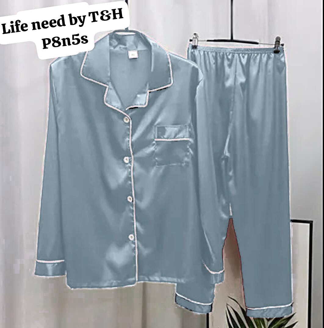 2-Piece Silk Night Suit | Luxury China Silk Nightwear for Women