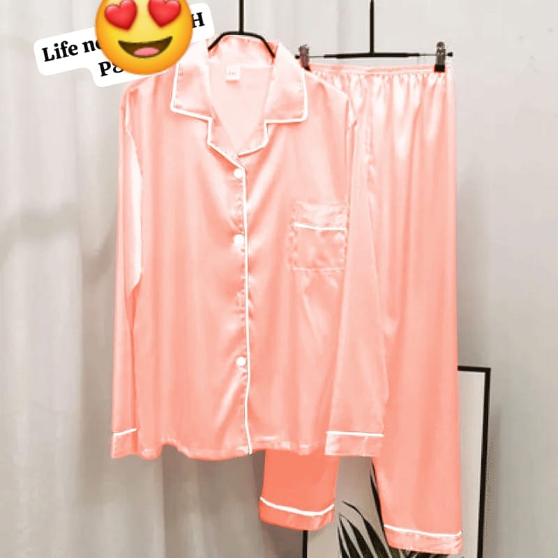 2-Piece Silk Night Suit | Luxury China Silk Nightwear for Women