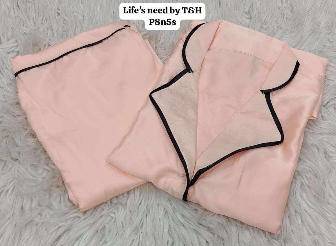 2-Piece Silk Night Suit | Luxury China Silk Nightwear for Women