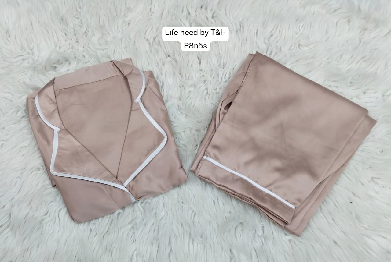 2-Piece Silk Night Suit | Luxury China Silk Nightwear for Women