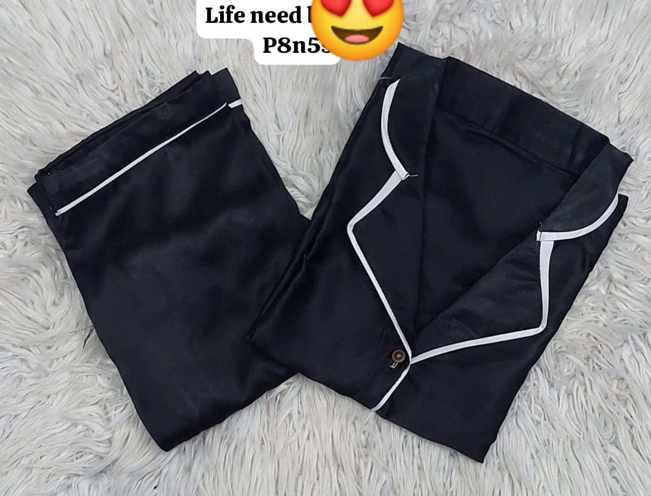 2-Piece Silk Night Suit | Luxury China Silk Nightwear for Women