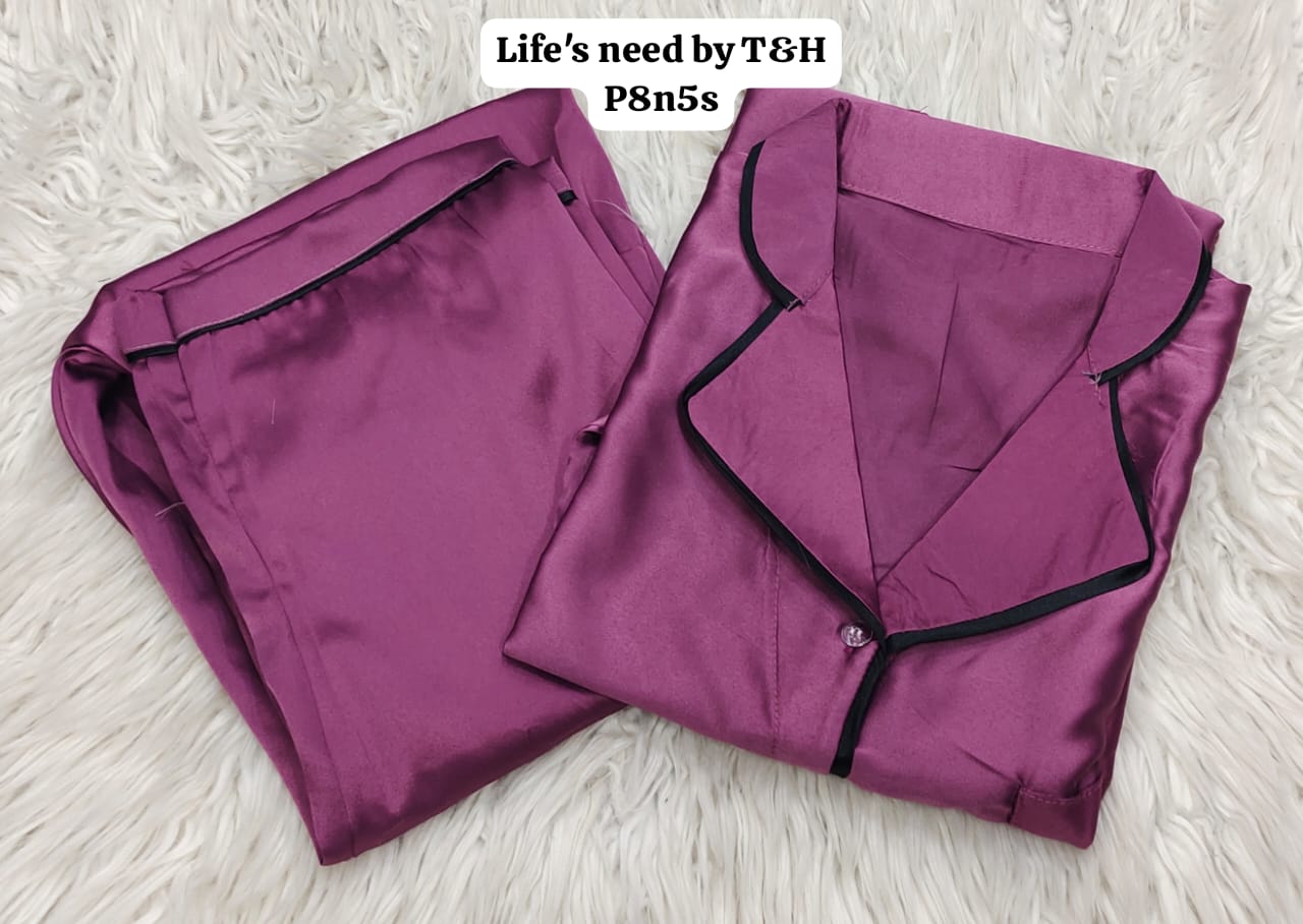 2-Piece Silk Night Suit | Luxury China Silk Nightwear for Women