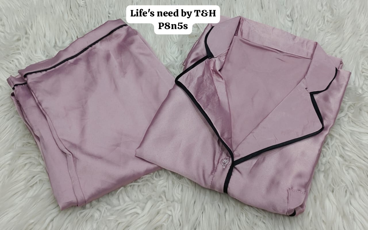 2-Piece Silk Night Suit | Luxury China Silk Nightwear for Women