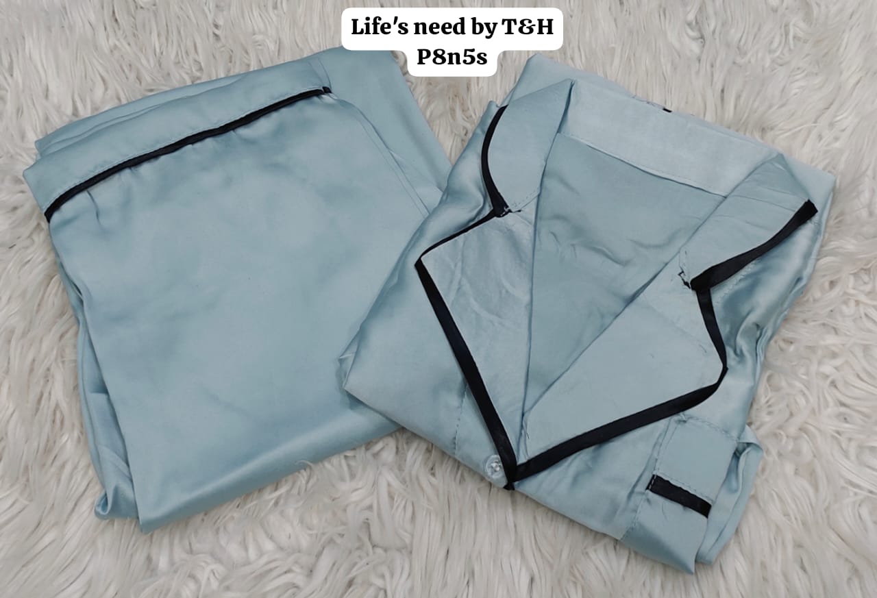 2-Piece Silk Night Suit | Luxury China Silk Nightwear for Women