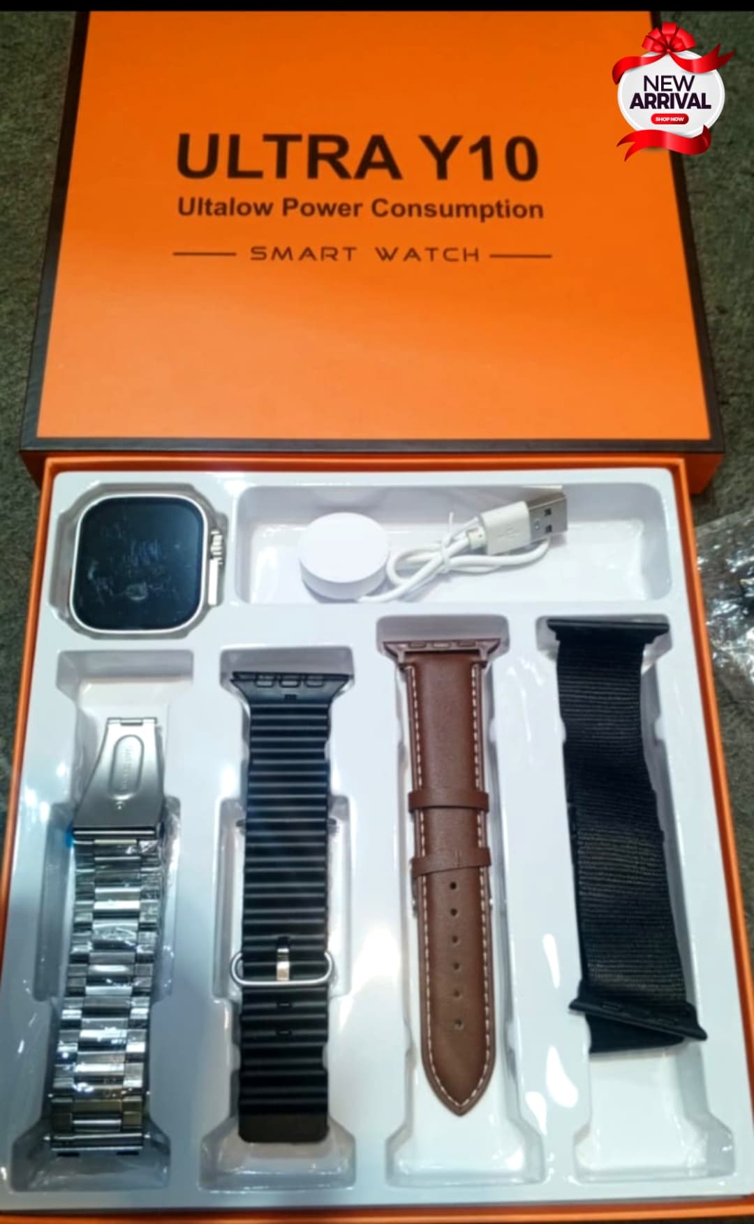 Y10 Ultra Smart Watch – Full Screen, Calling, Health Monitoring & More | Advanced Smartwatch