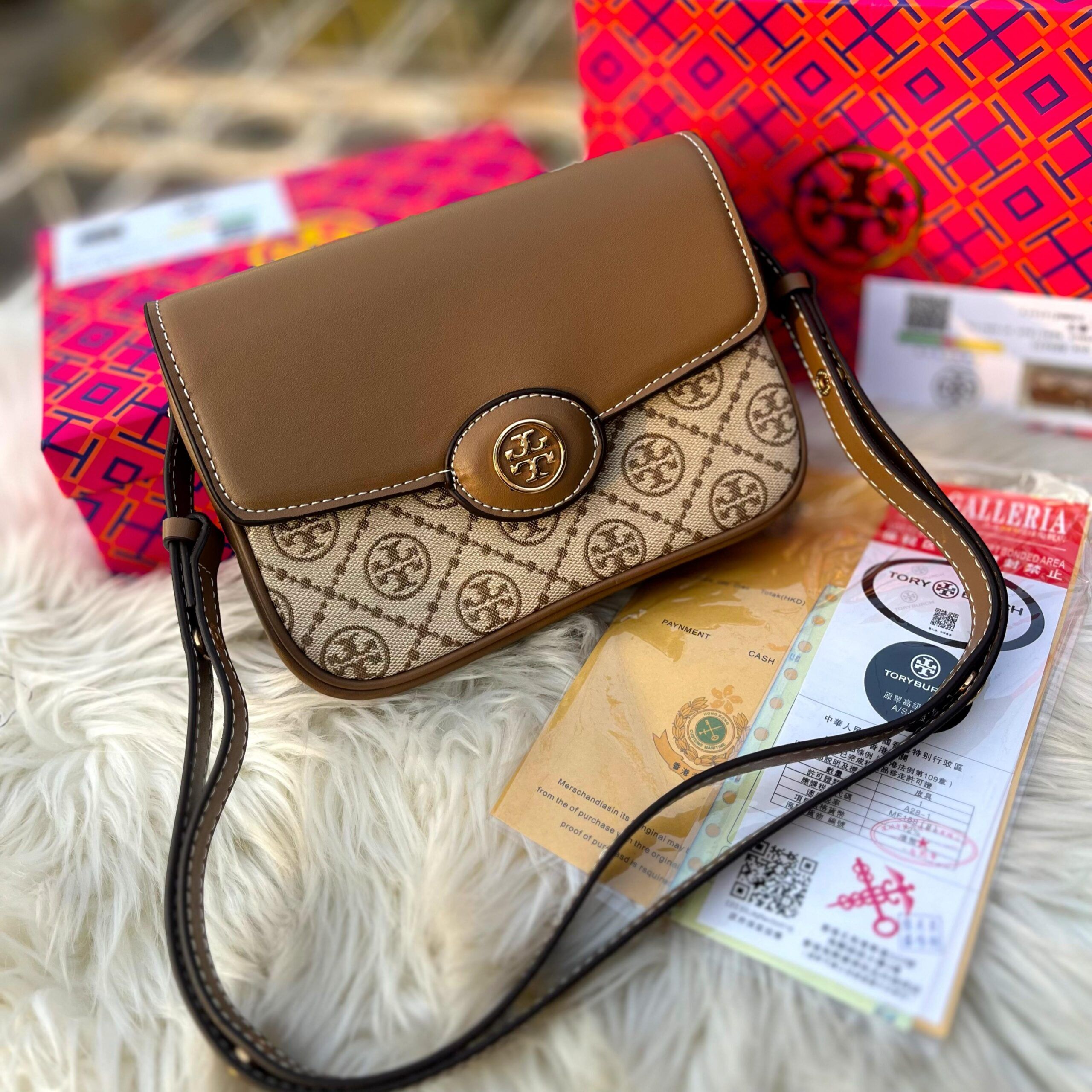 Tory Burch Crossbody Bag – Premium Quality with Brand Box, Dust Bag & Long Strap by Shop2Door Store