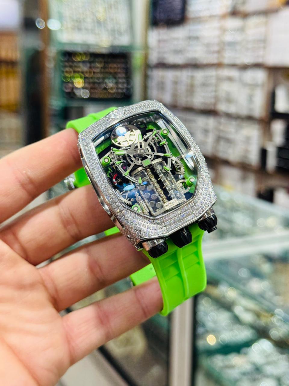 Bugatti Chiron Tourbillon Watch – Jacob & Co Inspired | Super Clone in Pakistan